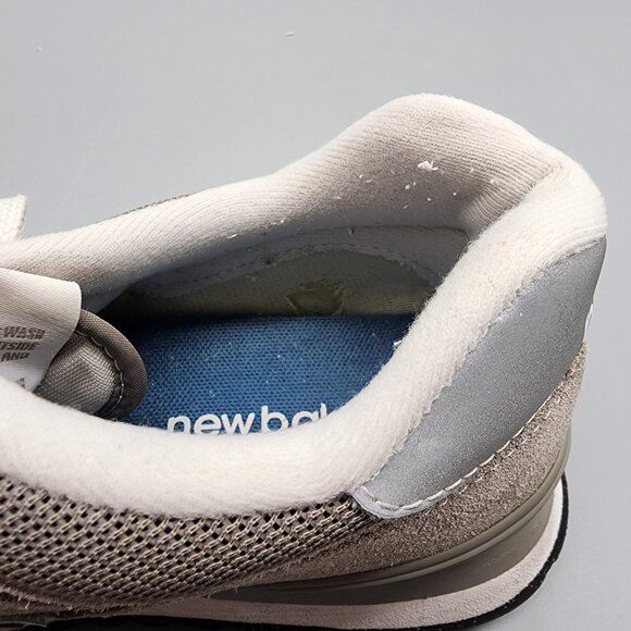 New Balance 574 Men's Sneakers Gray Suede Mesh Size 9 US Used Condition - Picture 13 of 15
